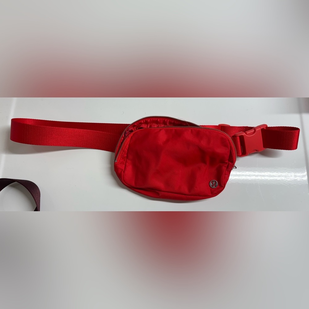 Red Lululemon Belt Bag